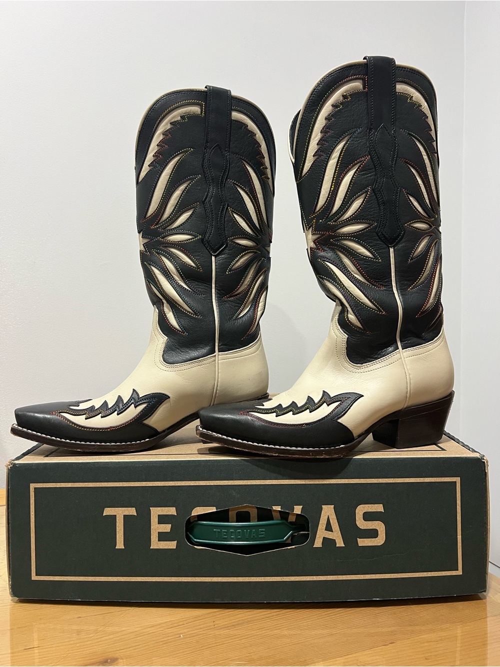 Tecovas Annie Stars Western Heeled Cowboy Boots size 6.5